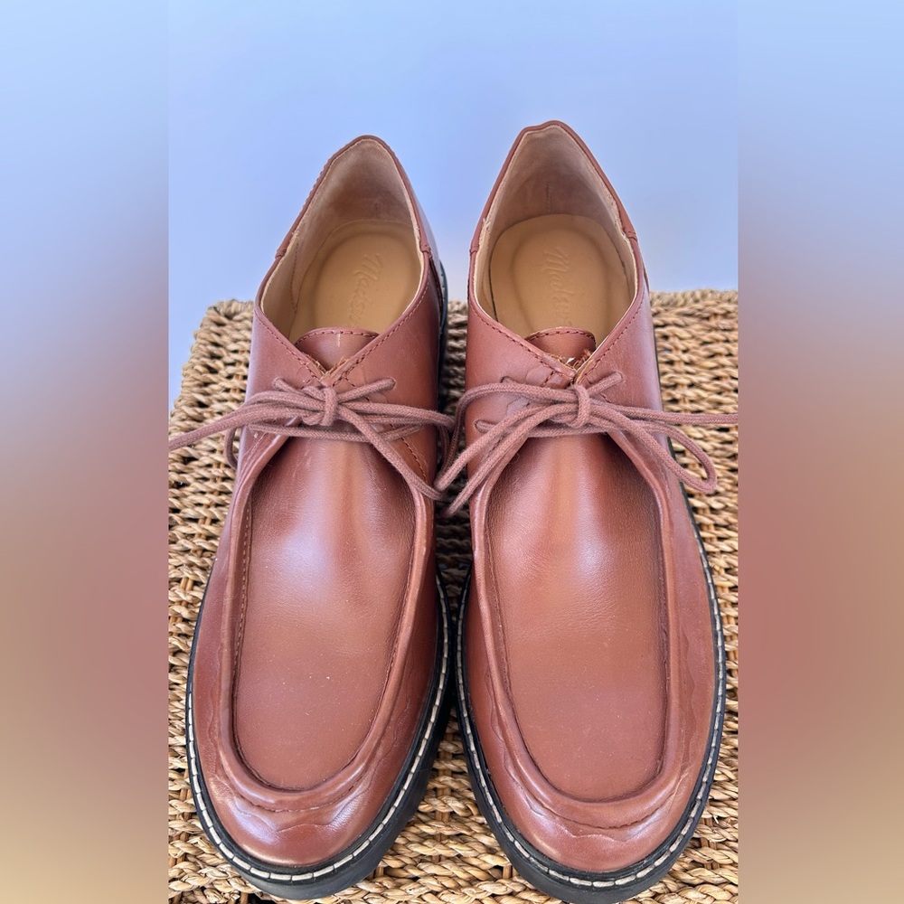 Madewell‎ Women’s The Hempstead Desert Boot Leather Lug Sole Size 9.5 - Picture 2 of 12
